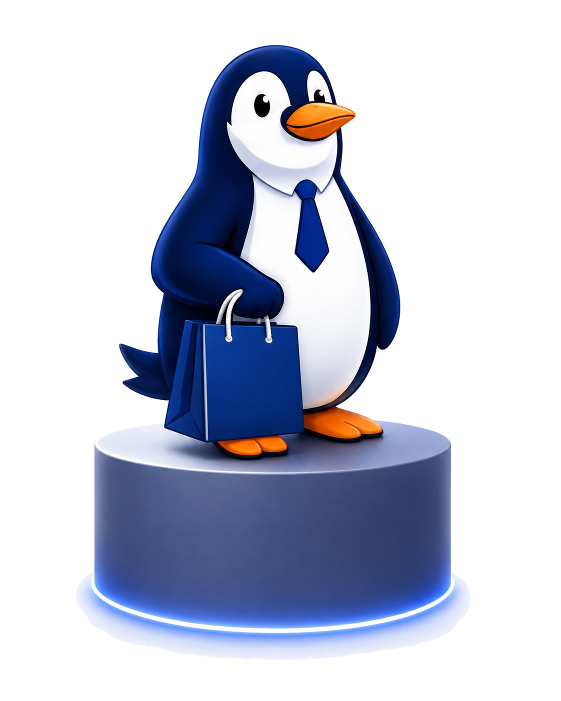 Mascota pingüino de UnBipp